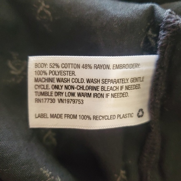 Universal Thread Balloon Long Sleeve Embroidered Button-Down Shirt Size XSMALL - Picture 11 of 13